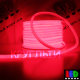Светодиодный неон круглый 360° гибкий  220V, LED NEON - 14мм, цвет свечения - красный