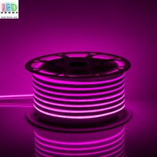 Світлодіодний гнучкий неон 12V, LED NEON - 16x8мм, колір світіння - фіолетовий