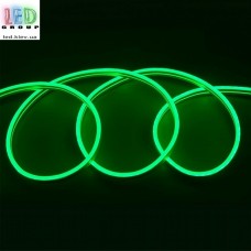 Світлодіодний гнучкий неон 12V, LED NEON - 16х8мм, колір світіння - зелений