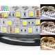 Світлодіодна стрічка 12V, SMART 5050, 2в1, 60 led/m, 14.4W, IP20, WW⇄CW (Білий 3000K⇄6500К), Standart. Гарантія - 12 місяців