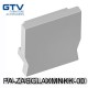 Заглушка PA-ZASGLAXMNKK-00  для профиля GTV GLAX mini
