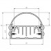 Комплект (2 метра профілю + 2 метра розсіювача) для виготовлення світильників, ЛН 50