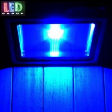 Світлодіодний LED прожектор 30W, колір світіння - синій. Гарантія - 2 роки