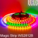 Світлодіодна стрічка RGB керована WS2812b, 5V, 5050, 60 led/m, 189W, IP20, Magic Strip. Гарантія - 12 місяців