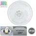 Світлодіодний LED світильник, 36W, 5000K, накладний, круглий, пластиковий, білий, Ra≥80