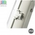 Світильник/корпус для ламп 1xТ8/G13, IP65, лінійний, накладний, пластиковий, білий, 600мм