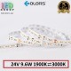 Світлодіодна стрічка COLORS, 24V, SMD 2835, 168 led/m, 9.6W, IP20, 1900K⇄3000К, Premium. Гарантія – 5 років