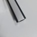 Профіль алюмінієвий чорний АНОДОВАНИЙ для світлодіодної стрічки (до 15W на метр), 2 метри, ЛПВ-7 PREMIUM