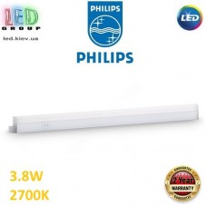 Світлодіодний LED світильник Philips, 3.8W, 2700K, 400Lm, лінійний, накладний, білий. Гарантія – 2 роки