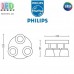 Світлодіодний LED світильник Philips, 3x4W, 3000K, 990Lm, настінно-стельовий, накладний, поворотний, матовий хром. Гарантія – 2 роки