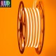 Светодиодный гибкий неон 220V, LED NEON - 8х16мм, рез - 1м., цвет свечения - оранжевый