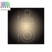 Стельовий світильник/корпус Philips, комплект 3хGU10, 3х5W (лампи в комплекті), 2200⇄6500K, 350Lm, SMART, димирований, з пультом ДК, з керуванням по Bluetooth, врізний, IP44, круглий, металевий, глянсовий хром. Гарантія – 2 роки