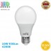 Світлодіодна LED лампа 12-24V, 10W, E27, A60, 4200K - нейтральне світіння, RA≥80. Гарантія - 2 роки.