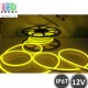 Світлодіодний гнучкий неон 12V, LED NEON - 12x6мм, колір світіння - жовтий лимон, кратність різу 10мм
