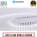 Світлодіодна стрічка COLORS, 24V, SMD 2835, 120 led/m, 8.4W, IP20, 5000K - білий нейтральний, Premium. Гарантія - 5 років