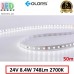 Світлодіодна стрічка COLORS, 24V, SMD 2835, 120 led/m, 8.4W, IP20, 2700K - білий теплий, 50м, Premium. Гарантія - 5 років