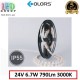 Світлодіодна стрічка COLORS, 24V, SMD 2835, 60 led/m, 6.7W, IP55, 3000K - білий теплий, Premium. Гарантія - 5 років