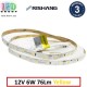 Світлодіодна стрічка RISHANG, 12V, SMD 2835, 60 led/m, 6W, IP20, жовтий, VIP. Гарантія - 3 роки