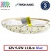 Світлодіодна стрічка RISHANG, 12V, SMD 2835, 120 led/m, 9.6W, IP20 (IP33), синій, VIP. Гарантія - 3 роки