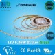 Світлодіодна стрічка RISHANG, 12V, SMD 2835, 60 led/m, 6.36W, IP55 (IP65), зелений, VIP. Гарантія - 2 роки