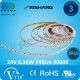 Світлодіодна стрічка RISHANG, 24V, SMD 2835, 60 led/m, 6.36W, IP65, 4000К - білий нейтральний, VIP. Гарантія - 3 роки