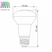Світлодіодна LED лампа 9W, E27, R63, 4100K - нейтральне світіння, алюпласт, RA≥90