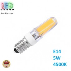 Світлодіодна LED лампа 5W, E14, AC220, 4500K - нейтральне світіння, AC220V, Ra≥80
