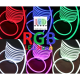 Светодиодный гибкий неон RGB 12V, LED NEON - 16x8мм, цвет свечения - RGB
