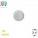 Світлодіодний LED світильник стельовий 7W, 3000K, 90°, накладний, круглий, алюмінієвий, білий, Ra≥80