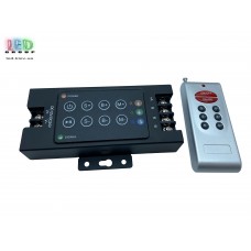 Контролер/диммер для світлодіодних стрічок 12-24V RGB, 30А. З пультом RF (радіус 50м), 3 канали по 10A.