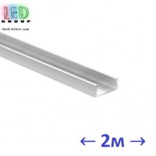 Профіль алюмінієвий АНОДОВАНИЙ для світлодіодної стрічки, LD-115, (2 метра), MINI