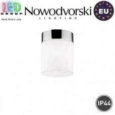 Светильник/корпус потолочный Nowodvorski CAYO 9505, 1хG9, IP44, накладной, сталь + стекло, круглый, белый. ЕВРОПА!!!