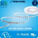 Світлодіодна стрічка RISHANG, 12V, SMD 2835, 60 led/m, 6W, IP20, 13000K - білий холодний, VIP. Гарантія - 3 роки