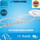 Світлодіодна стрічка RISHANG, 12V, SMD 2835, 120 led/m, 8.6W, IP65, 4000K - білий нейтральний, VIP. Гарантія - 2 роки