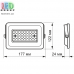 Світлодіодний LED прожектор, 30W, 5000K, IP65, алюміній, накладний, білий, RA≥80