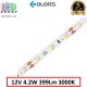 Світлодіодна стрічка COLORS, 12V, SMD 2835, 60 led/m, 4.2W, IP20, 3000K - білий теплий, Premium. Гарантія - 5 років