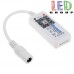  Контролер / димер для світлодіодних стрічок з таймером і кольоромузичним режимом 12-24V RGBW. Mini Bluetooth, 4A на канал