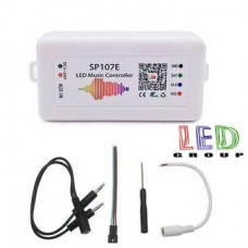 Контролер SP107E  для RGB-Magic світлодіодних стрічок, модулів, LED NEON, Bluetooth, 5-24V до 2048 пікселів
