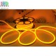 Светодиодный гибкий неон 12V, LED NEON - 15x8мм, цвет свечения - жёлтый (желтый рассеиватель)