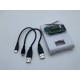 Корпус для PowerBank 5V, 4шт. x 18650, 2xUSB, micro-USB, ліхтарик.