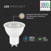 Світлодіодна LED лампа V-TAC, 8W, GU10, 4000К - нейтральне світіння. ЄВРОПА!!! Гарантія - 5 років